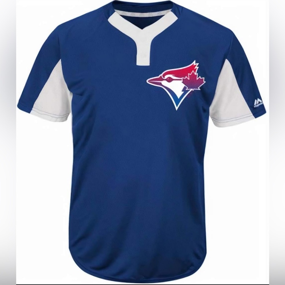 Majestic Toronto Blue Jays Cool Base Jersey – Men’s Small / PTP 21”
